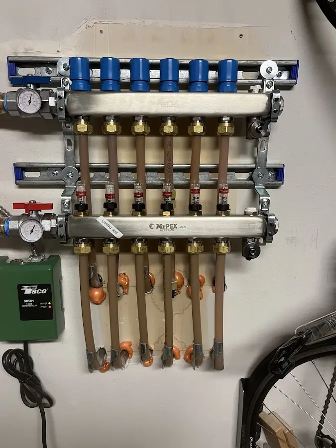 Plumber performing Leak Detection at a residential property in South Monrovia Island